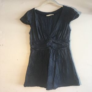 ANTHROPOLOGIE BLUE TOP
